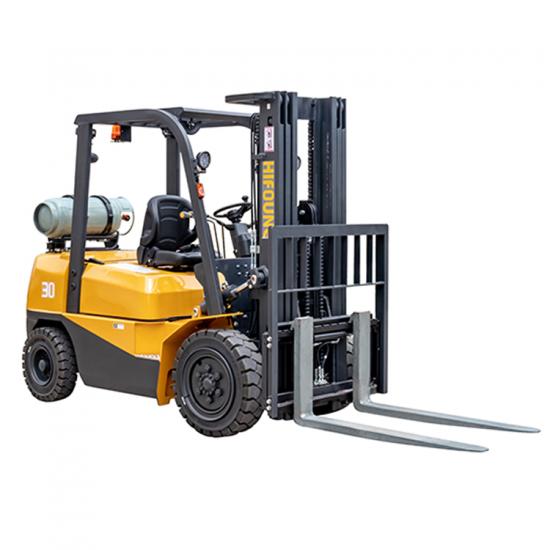 Forklift powered by LPG
